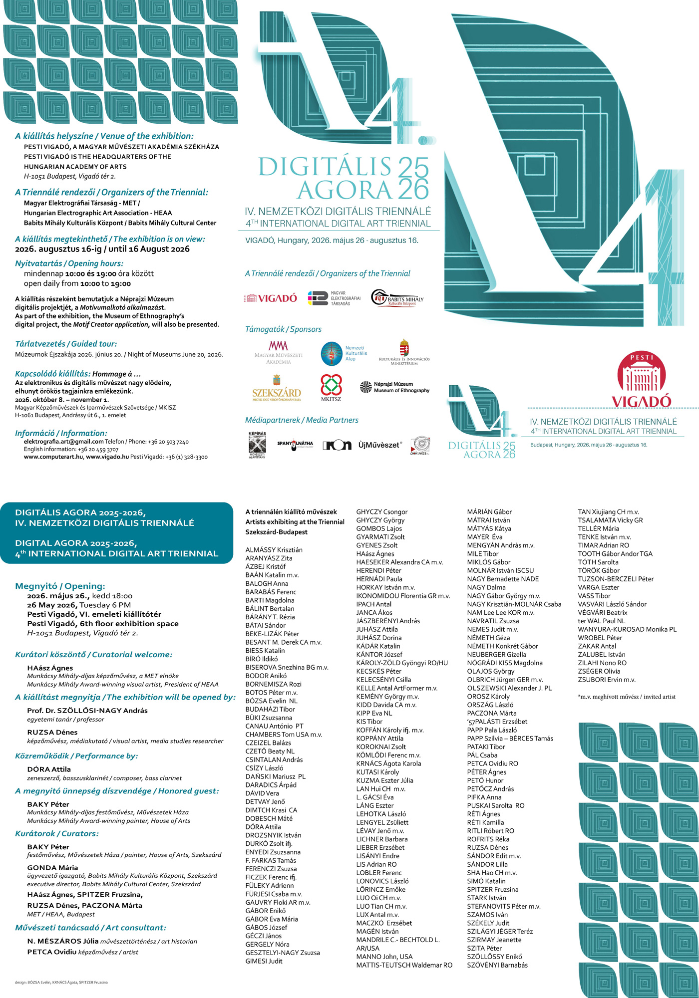 digitalis agora 2025 2026 iv nemzetkozi digitalis triennale meghivo pesti vigado plakat sq