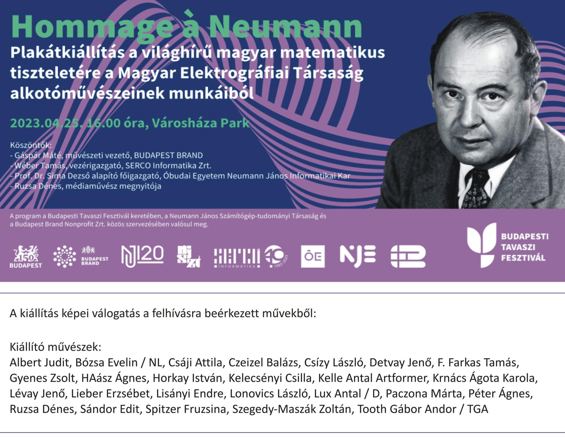meghívó Neumann plakátkiállítás